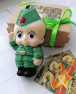 Форма для шоколада пластиковая Малыш / Солдат