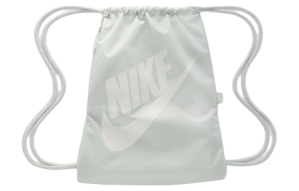 Nike Heritage Polyester Backpack Regular Unisex Light Silver & Iridescent