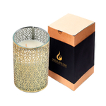 Аромасвеча Nour Bougie Arabesque Musc золото 2160 г
