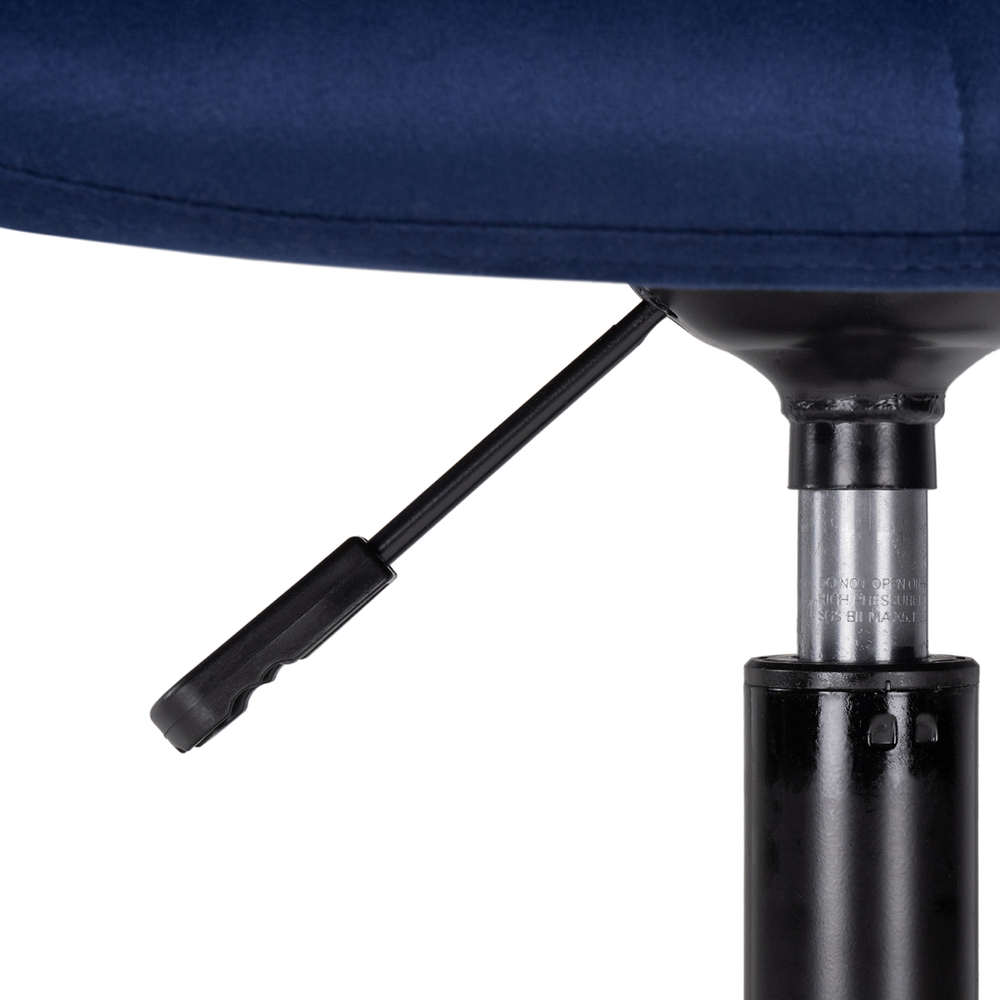 Офисное кресло Woodville Честер синий, черный, ножки черные