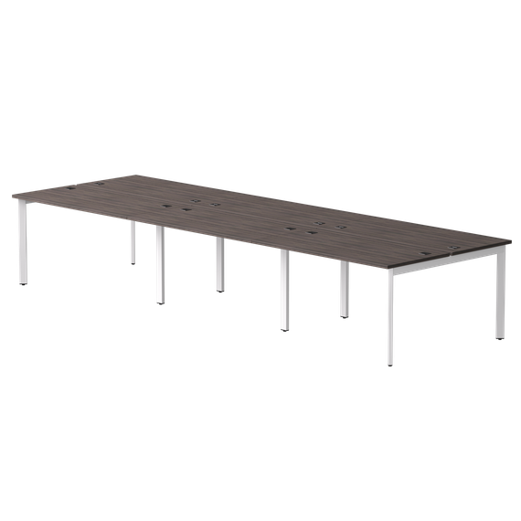 Бенч-система на 6 мест Everprof EVO на металлокаркасе 4740х670(1370)x755 опоры 45гр