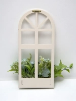 Панно на стену для интерьера "Окно с цветами"