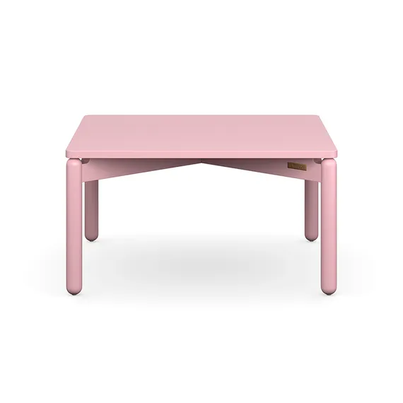 Столик кофейный Saga, 75х75 см, розовый