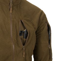 Helikon-Tex ALPHA TACTICAL Jacket - Grid Fleece - Coyote