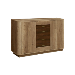 Комод комбинированный Фантазия 34.11, Дуб каньон, Дуб кальяри