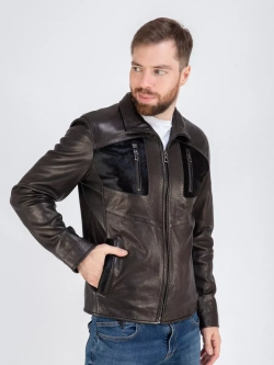 Куртка кожаная демисезонная Турция