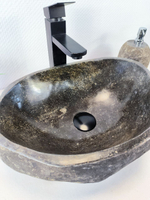 Раковина из речного камня RS-65964 45х31х15 из натурального камня