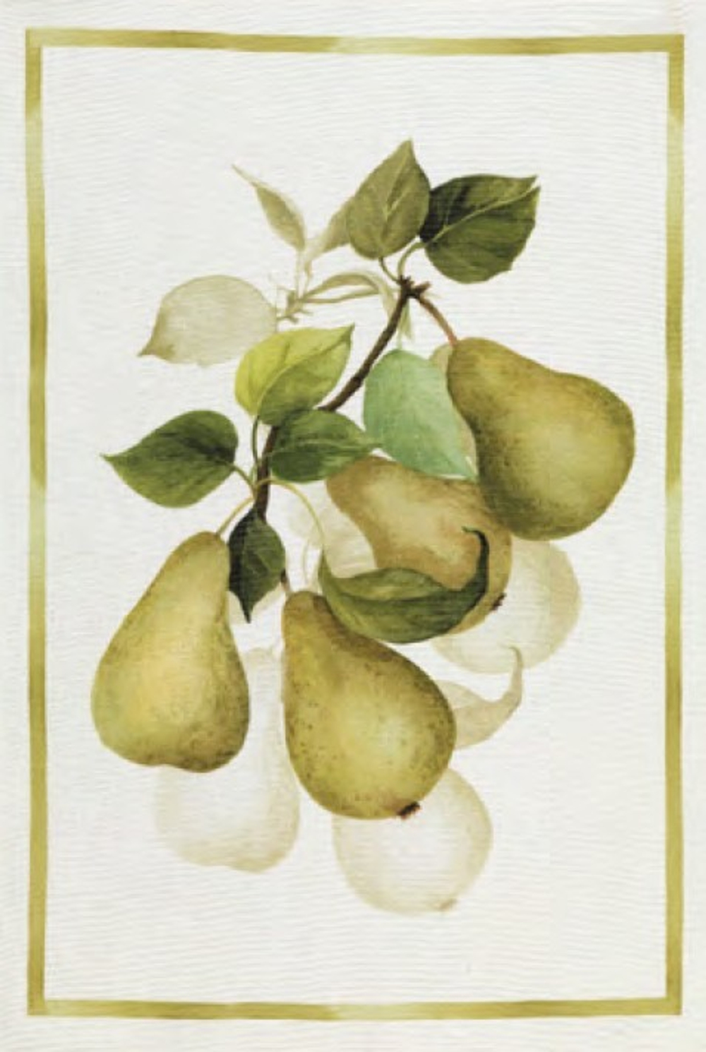 Полотенце кухонное 50x70 Tessitura Toscana Telerie Calvados Pere Италия