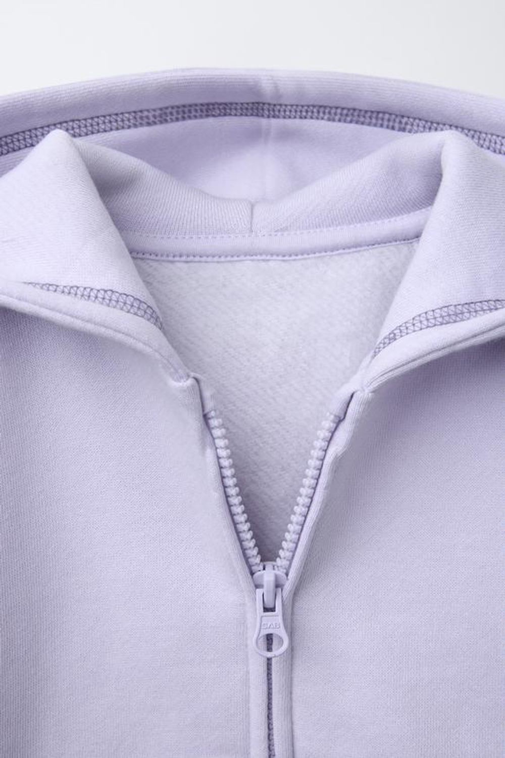 ZARA БАЗОВАЯ ХУДИ, ЦВЕТ МАЛЬВЫ