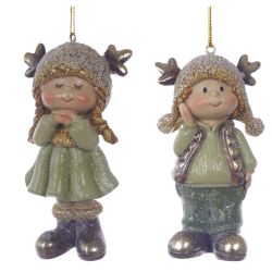 GAEM Фигурка декоративная "Дети", L5 W3 H9,5 см, 2в.