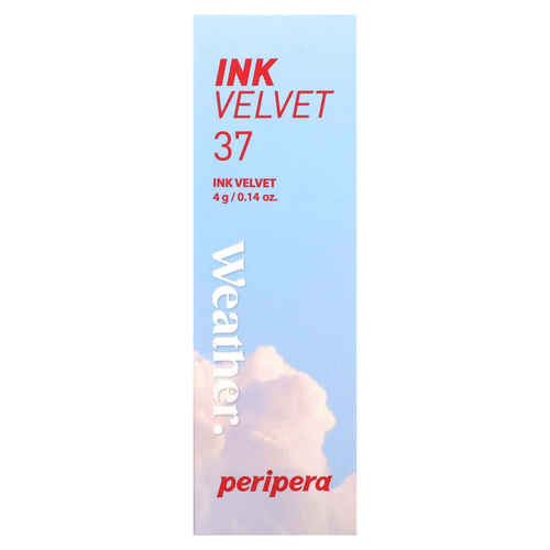Peripera, Ink Velvet, тинт для губ, погодных условий, оттенок 37 Rainbow, 4 г (0,14 унции)