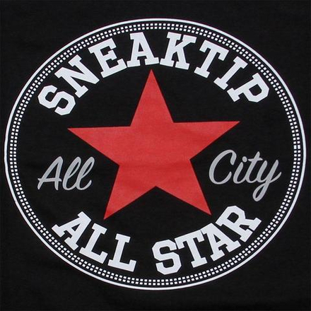 Футболка Sneaktip All Star черная