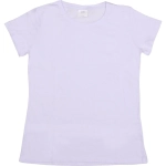 Футболка женская однотонная, белый цвет, р-р 42