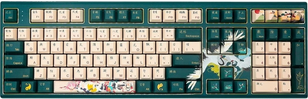 Клавиатура VARMILO VBM108 Crane of Lure Kailh Crane зеленый