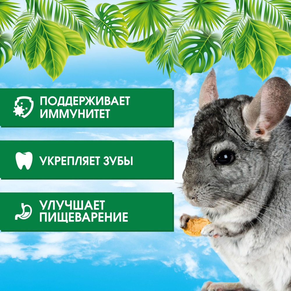 Сухой корм Happy Jungle для шиншилл 400 г