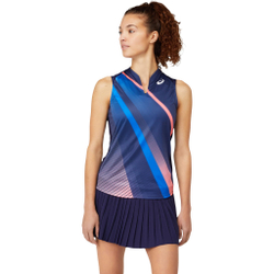 Женская теннисная майка ASICS Match Graphic Tank Top Women - Dark Blue
