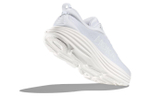 HOKA ONE ONE Bondi 8 comfortable all-match mesh shock absorption, non-slip wear-resistant low-cut casual running shoes men's white