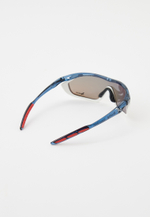Спортивные очки 720armour Analog Pro / Translucent Midnight Blue Temple / Matte White Gasket / HC Red Black Lens
