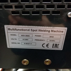 WDK-9900/C (УЦЕНКА) Многофункциональный споттер для односторонней и двусторонней точечной сварки, 380В, 27кВА