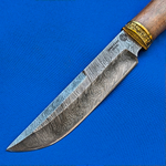 Подарочный нож Кадет Дамаск, литьё латунь