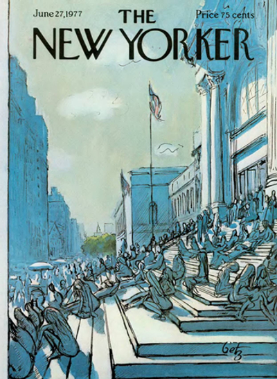 Журнал The New Yorker 27-06-1977, обложка