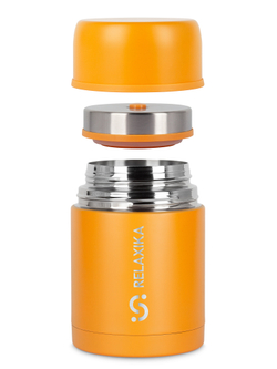 Термос для еды Relaxika 301 (0,7 литра), желтый