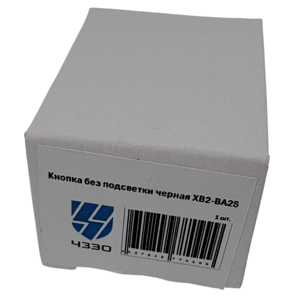 Кнопка без фиксации XB2-BA45 черный 1НО D22 ЧЗЭО