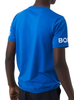 Футболка для мальчика теннисная Björn Borg T-shirt - nautical blue