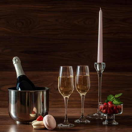 PASABAHCE Амбер Набор бокалов для шампанского 2шт 200мл, стекло, арт. 440295B