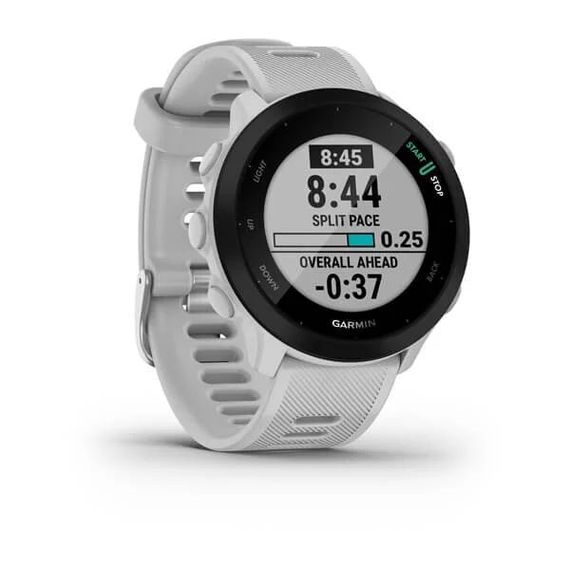 Garmin Forerunner 55 — белые умные часы с GPS для бега
