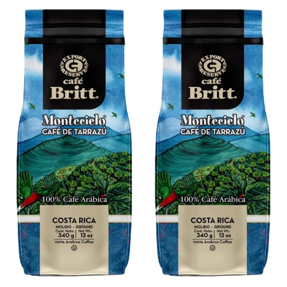 Кофе молотый Cafe Britt Tarrazu montecielo 340 г x 2 шт