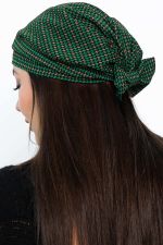 Чалма с бантом (зелено-бежевая) ЧБ4-23М LT Collection