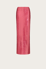 ЮБКА-МАКСИ ИЗ ШИФОНА, РАСШИТАЯ ПАЙЕТКАМИ ВРУЧНУЮ