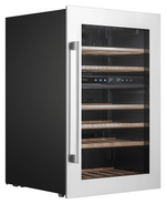 Винный шкаф Temptech Oslo OZ90DX двухзонный серебристый