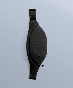 OYSHO Водонепроницаемая нейлоновая поясная сумка, черный