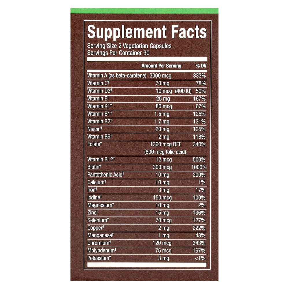 Plnt, Мультивитамины для мужчин старше 50 лет, 60 вегетарианских капсул