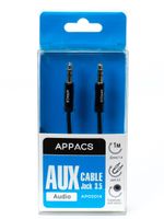 Кабель APPACS (рус.) AP05014, AUX (jack3.5-jack3.5), 1метр
