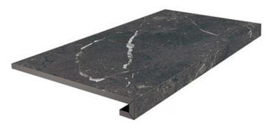 Фронтальная ступень клееная Тубкаль чёрный матовый обрезной (KM6060G0331RGCF)