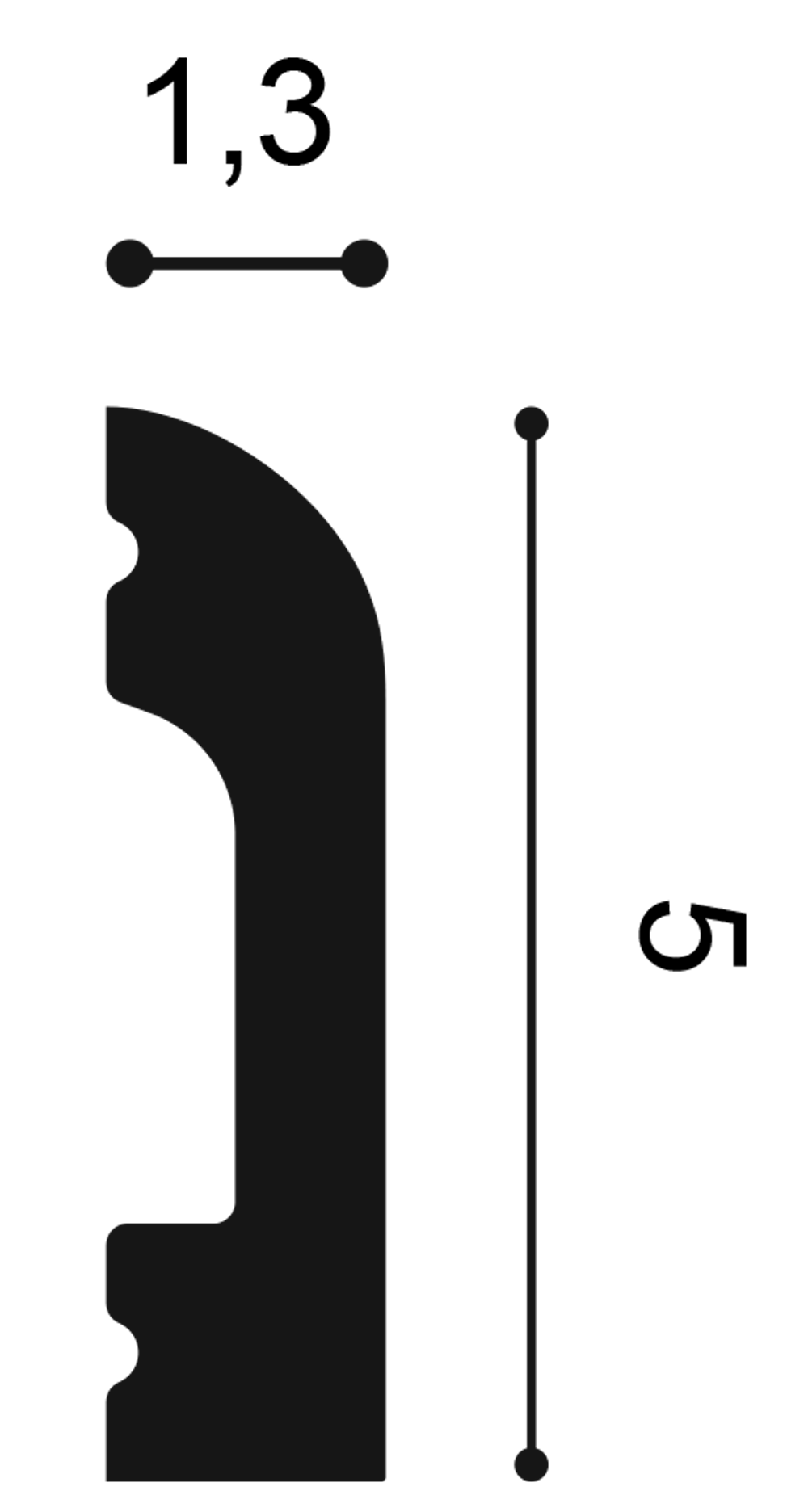 Плинтус SX182