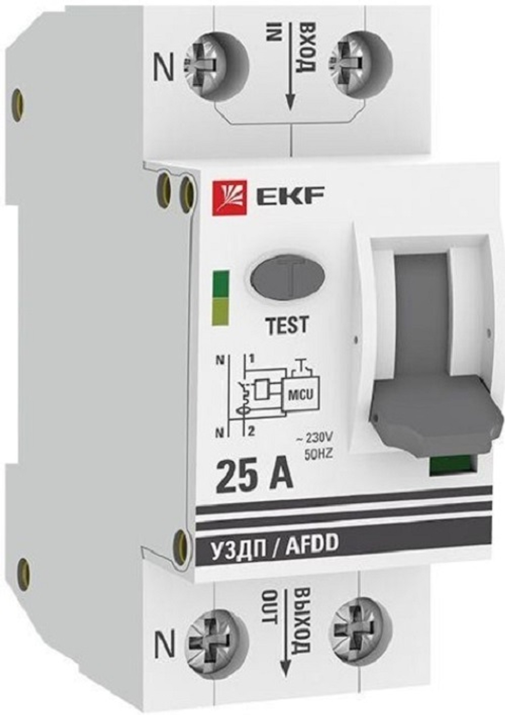 Устройство защиты от дугового пробоя  EKF afdd-2-25C-pro