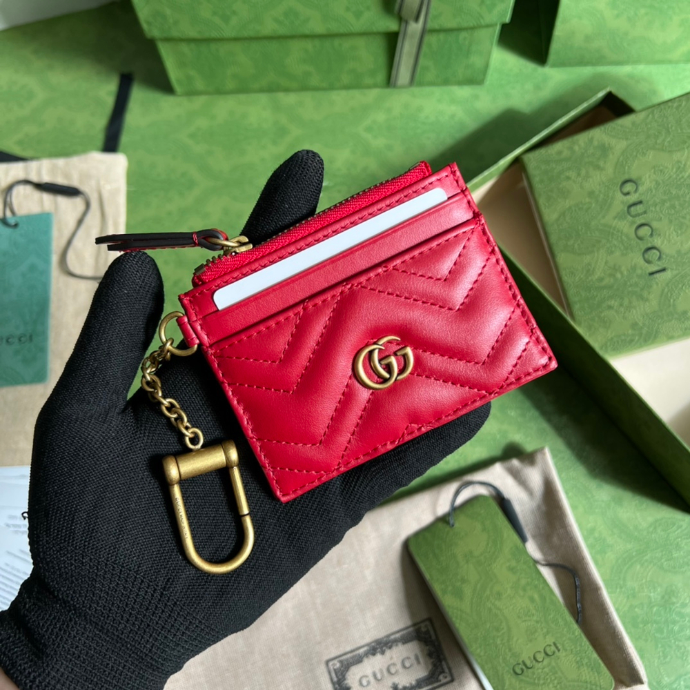 Gucci Marmont Keychain Wallet