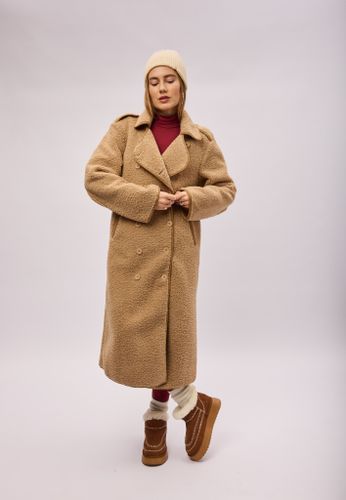 Дубленка Тэдди лонг бежевый