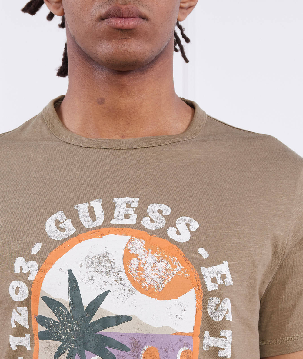 Футболка PALM WINDOW GUESS - зеленый(M3GI10 K6XN4)