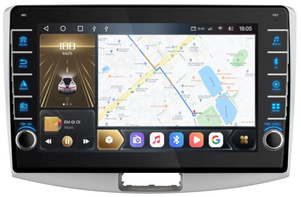 Магнитола для Volkswagen Passat 2005-2015 (B6, B7, CC) - Carmedia OL-1901 (кнопки и крутилки), Android 12, TS10,  CarPlay, 4G SIM-слот