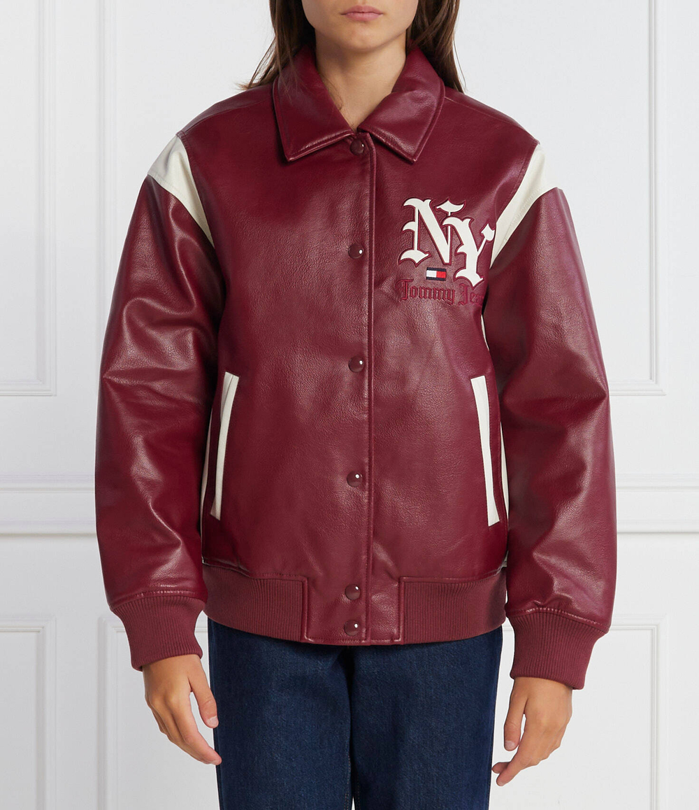 Куртка бомбер TJW GRUNGE Tommy Jeans - бордовый(DW0DW16588)