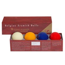 Шары Super Aramith Tournament Carom ø61,5мм 4шара