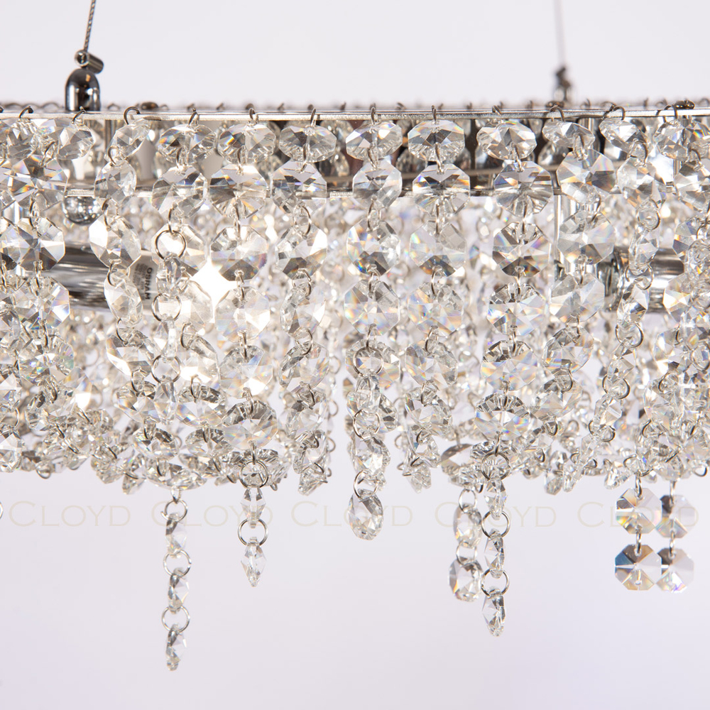 Люстра Cloyd HAYAO C9 / Ø60 см - хром (арт.10940)