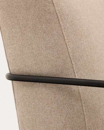 Кресло Gamer бежевого цвета с черным металлом Испания La Forma