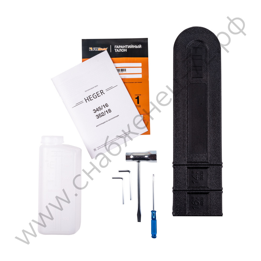 Бензиновая цепная пила HEGER 345/16