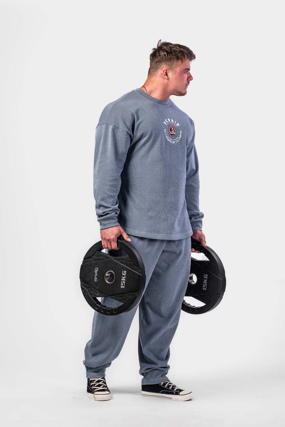 Спортивные брюки Oversized Sweat Joggers SIGNATURE 796 Синие